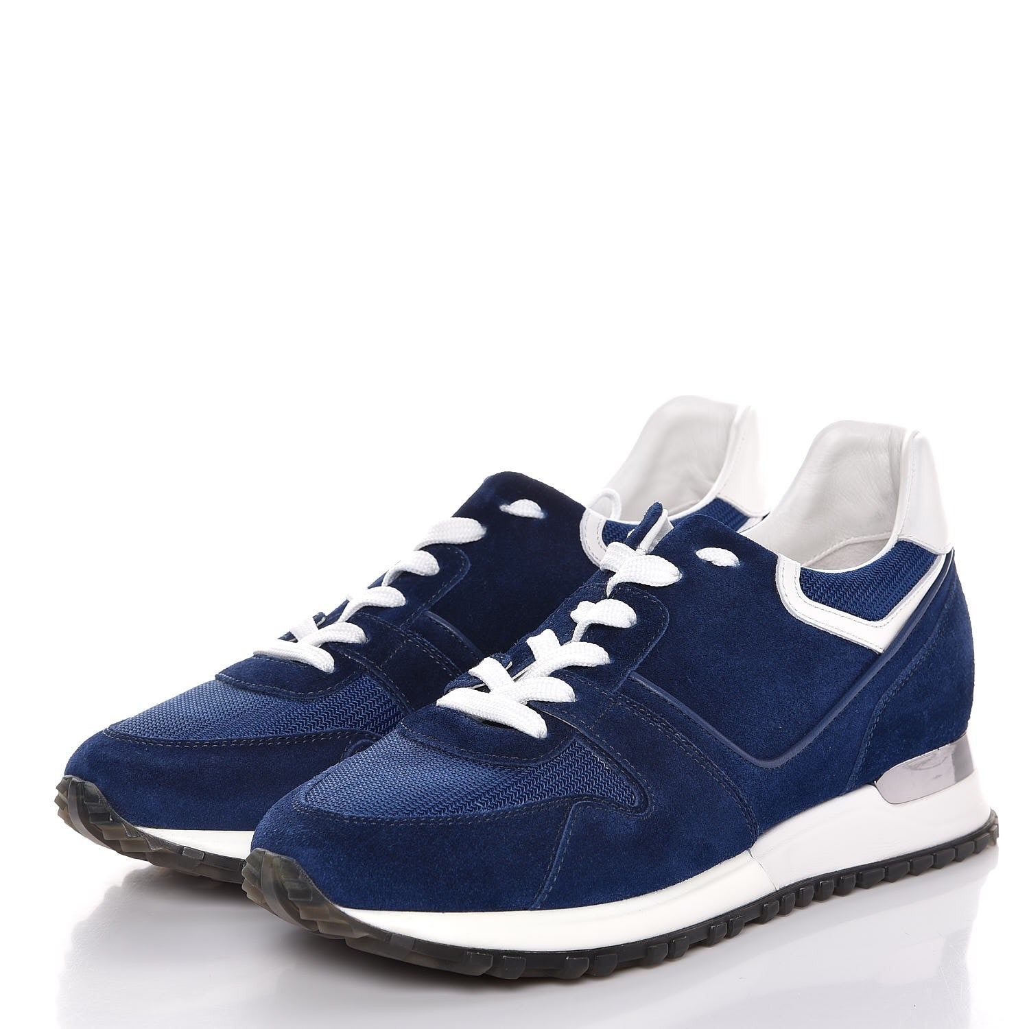 Louis Vuitton Suede Run Away Sneakers 35.5 Blue 3 of 11