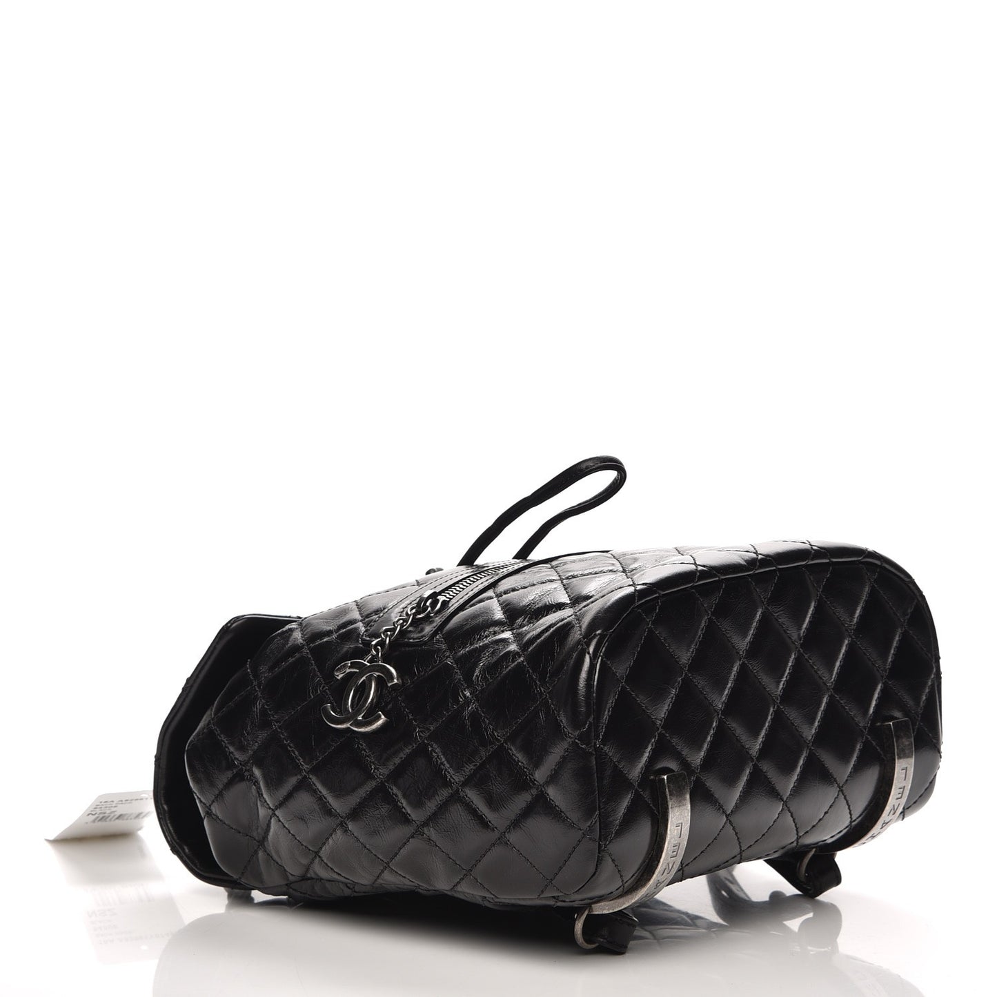 Calfskin Quilted Small Salzburg Mountain Backpack Black