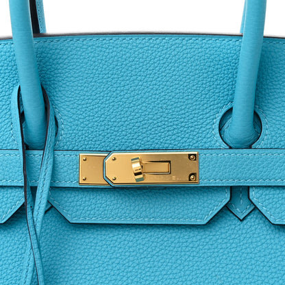 Hermes Togo BIRKIN 35 Bleu du Nord 8 of 11