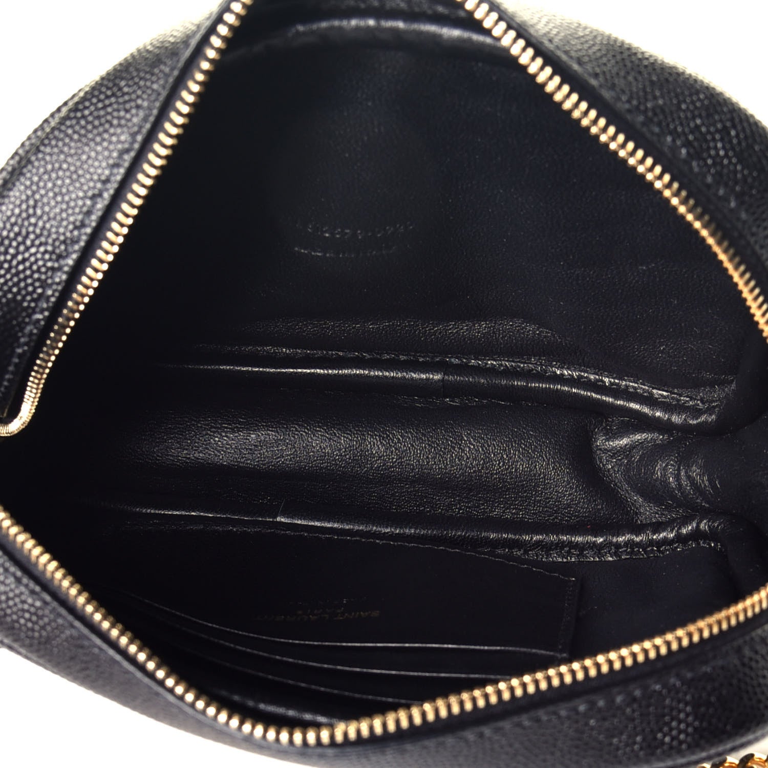 Saint Laurent Grain De Poudre Matelasse Monogram Mini Lou Camera Bag Black 5 of 8