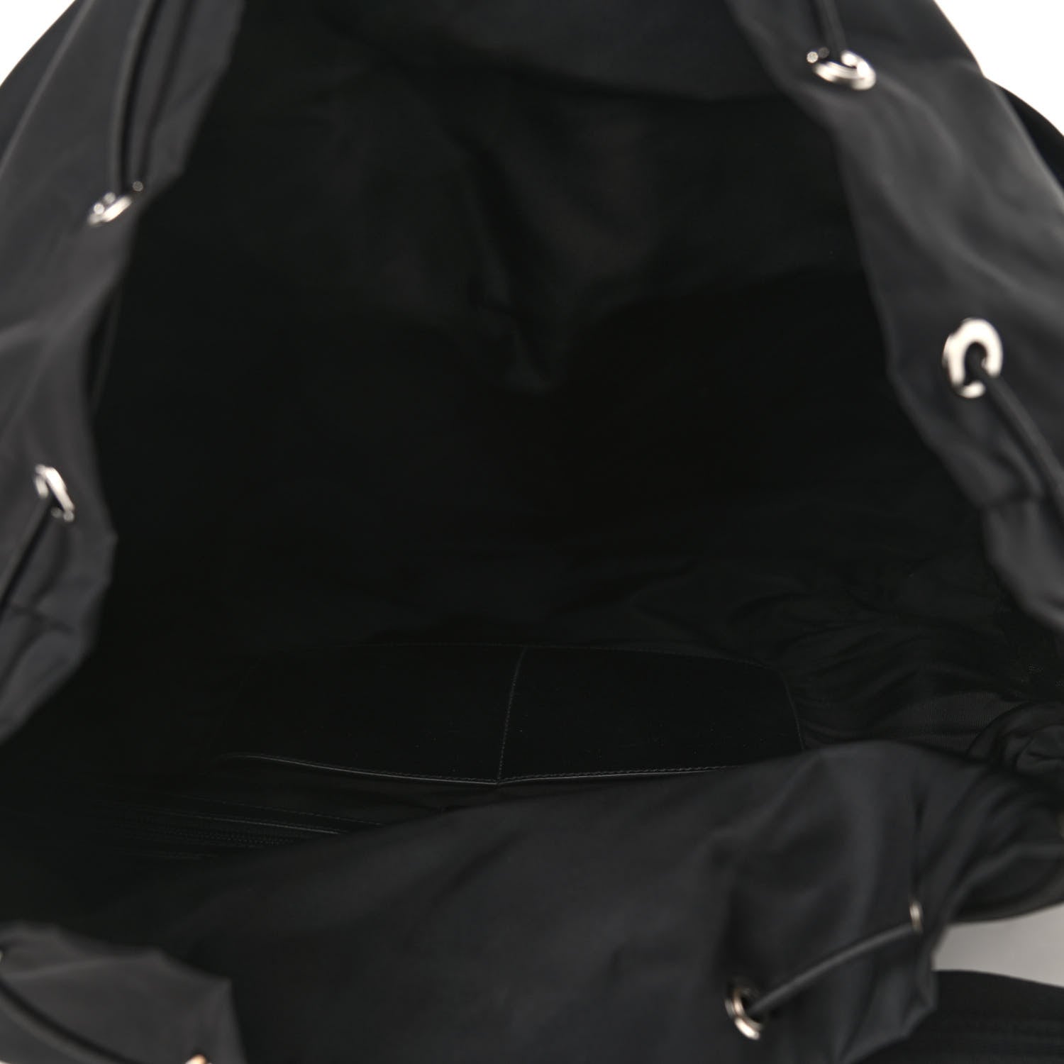 Prada Nylon Tessuto Impuntu Quilted Messenger Bag Black 5 of 8
