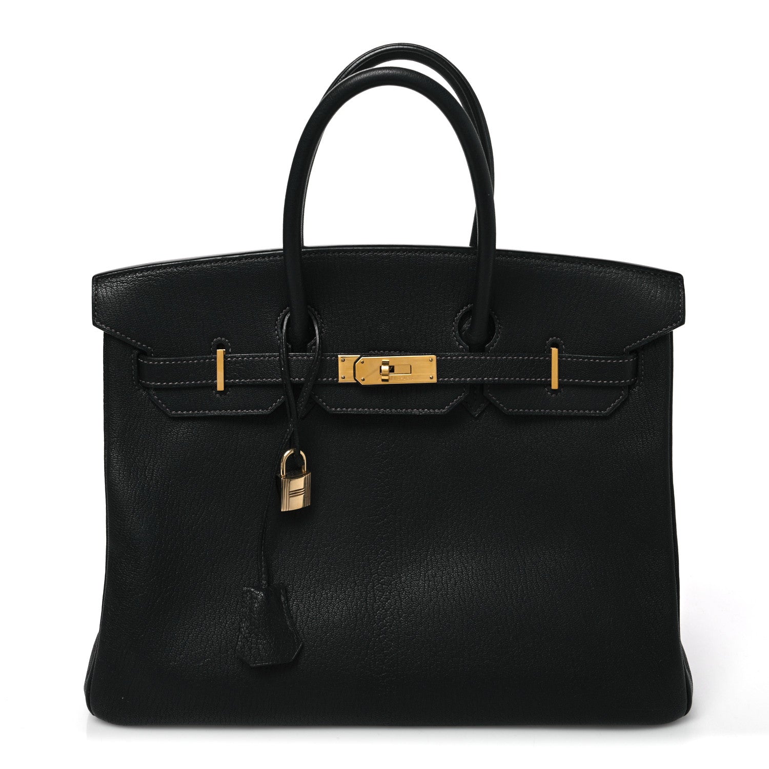 Hermes Chevre De Coromandel Birkin 35 Black 1 of 12