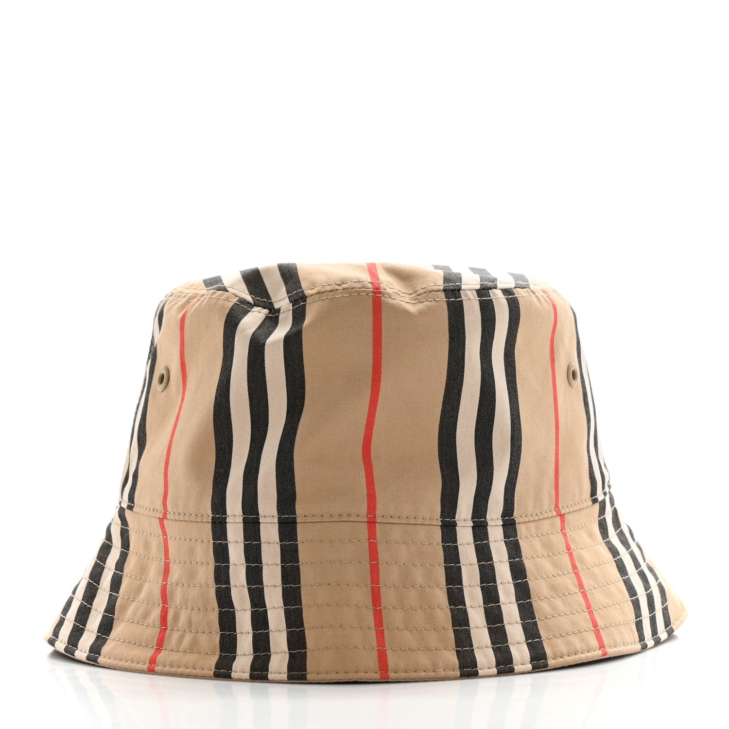 Burberry Technical Cotton Reversible Icon Stripe Bucket Hat L Archive Beige 4 of 11
