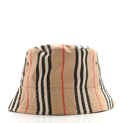 Burberry Technical Cotton Reversible Icon Stripe Bucket Hat L Archive Beige 4 of 11