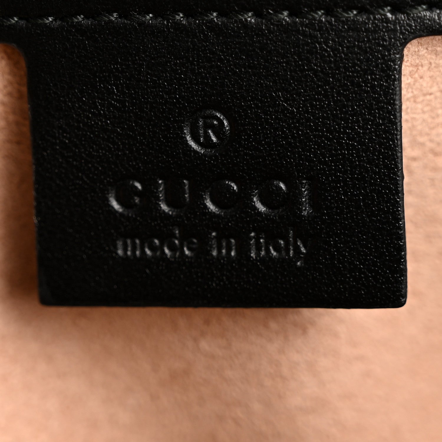 Gucci Calfskin Matelasse Small GG Marmont Shoulder Bag Black 6 of 11