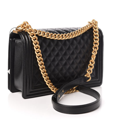 Chanel Caviar Quilted New Medium Boy Flap Black 3 of 11