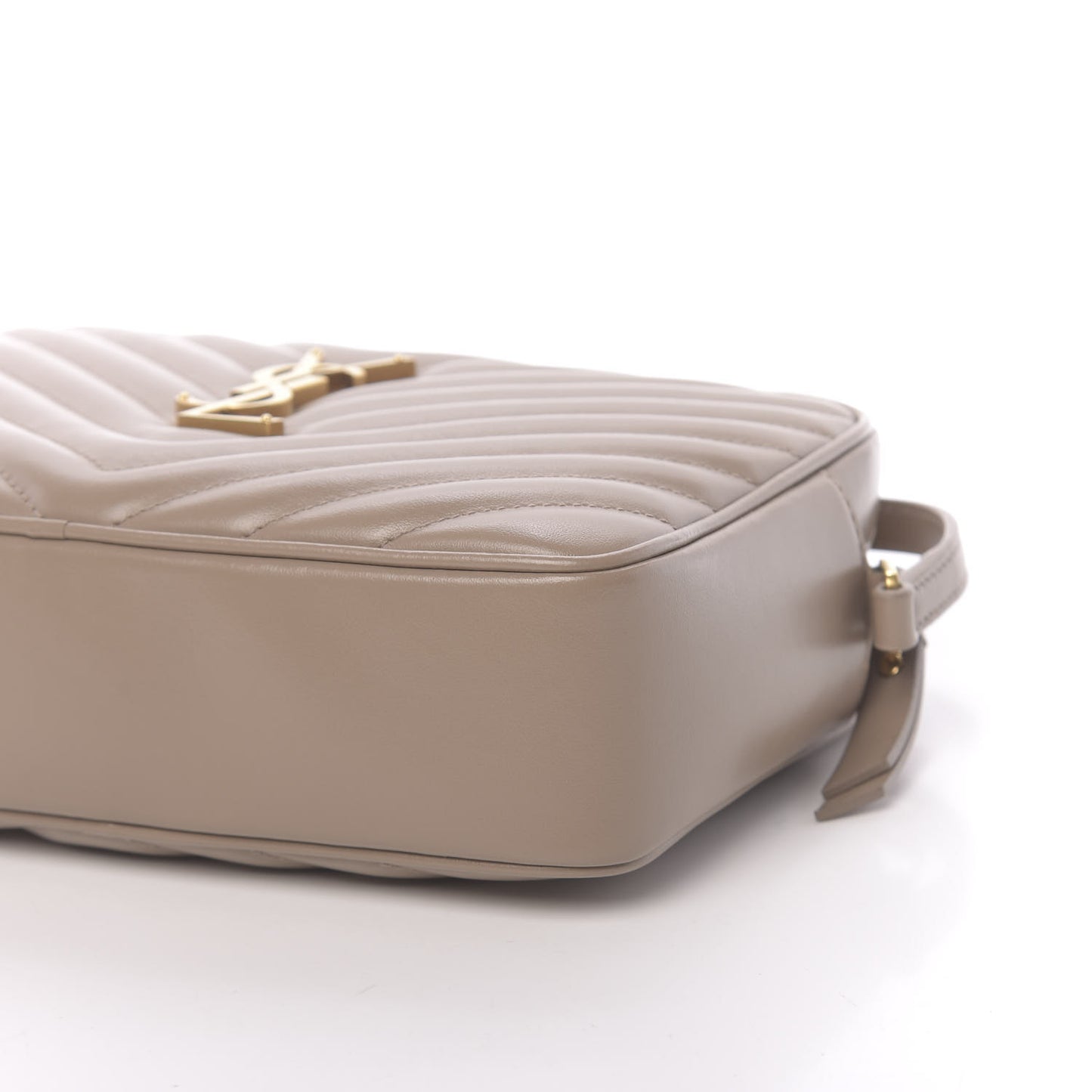 Calfskin Matelasse Monogram Lou Camera Bag Dusty Grey