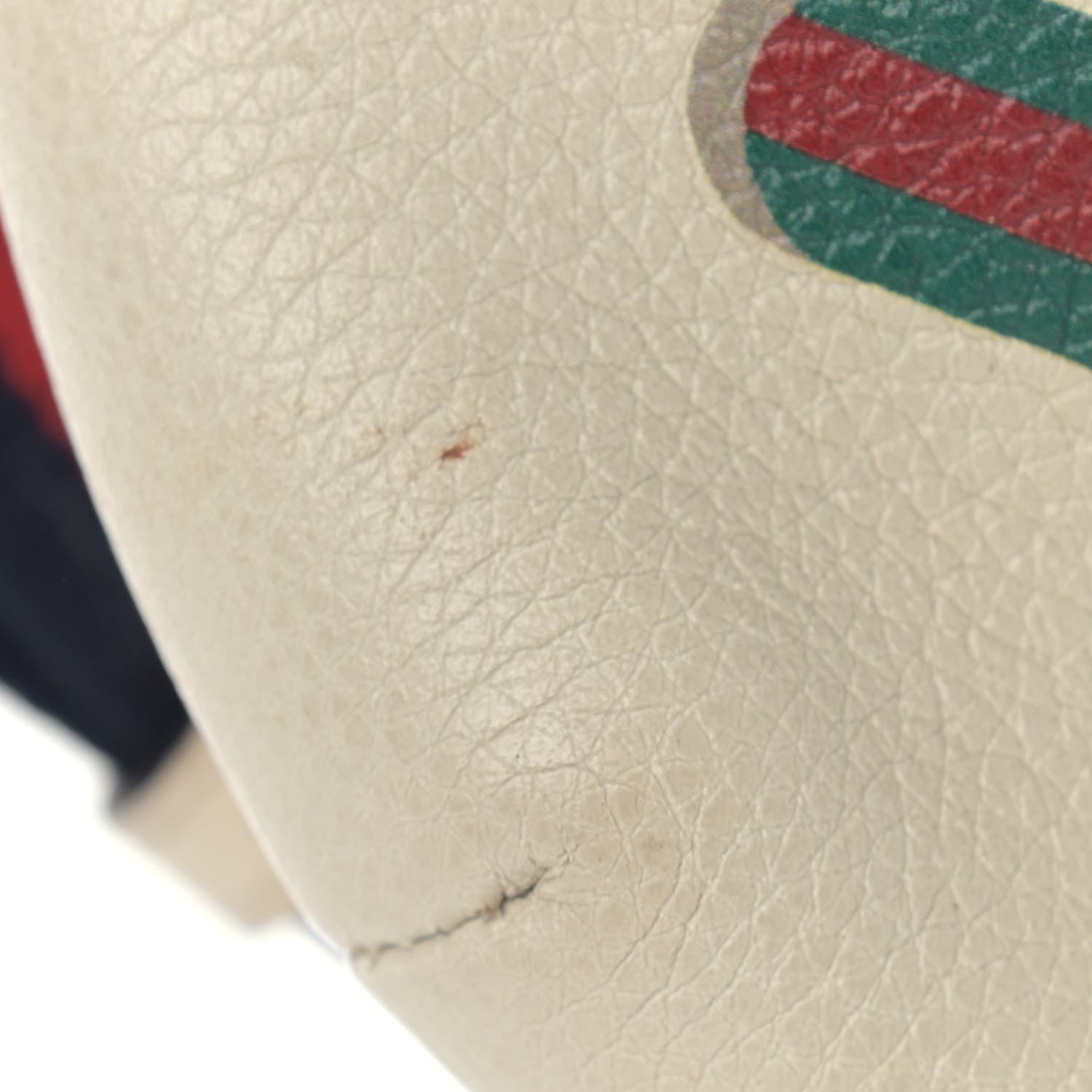 Gucci Grained Calfskin Small Logo Belt Bag White 11 of 11