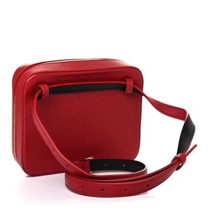 Saint Laurent Lambskin Matelasse Vicky Monogram Belt Bag Eros Red 2 of 4