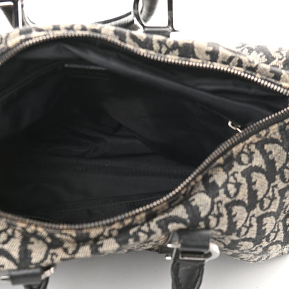 Christian Dior Monogram Boston Navy Blue 7 of 9