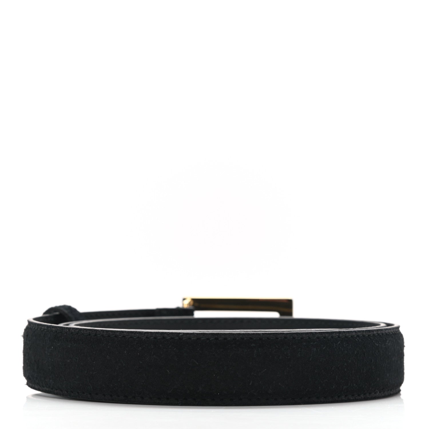 Gucci Suede Icaro G Cube 25mm Belt 90 36 Black 2 of 5
