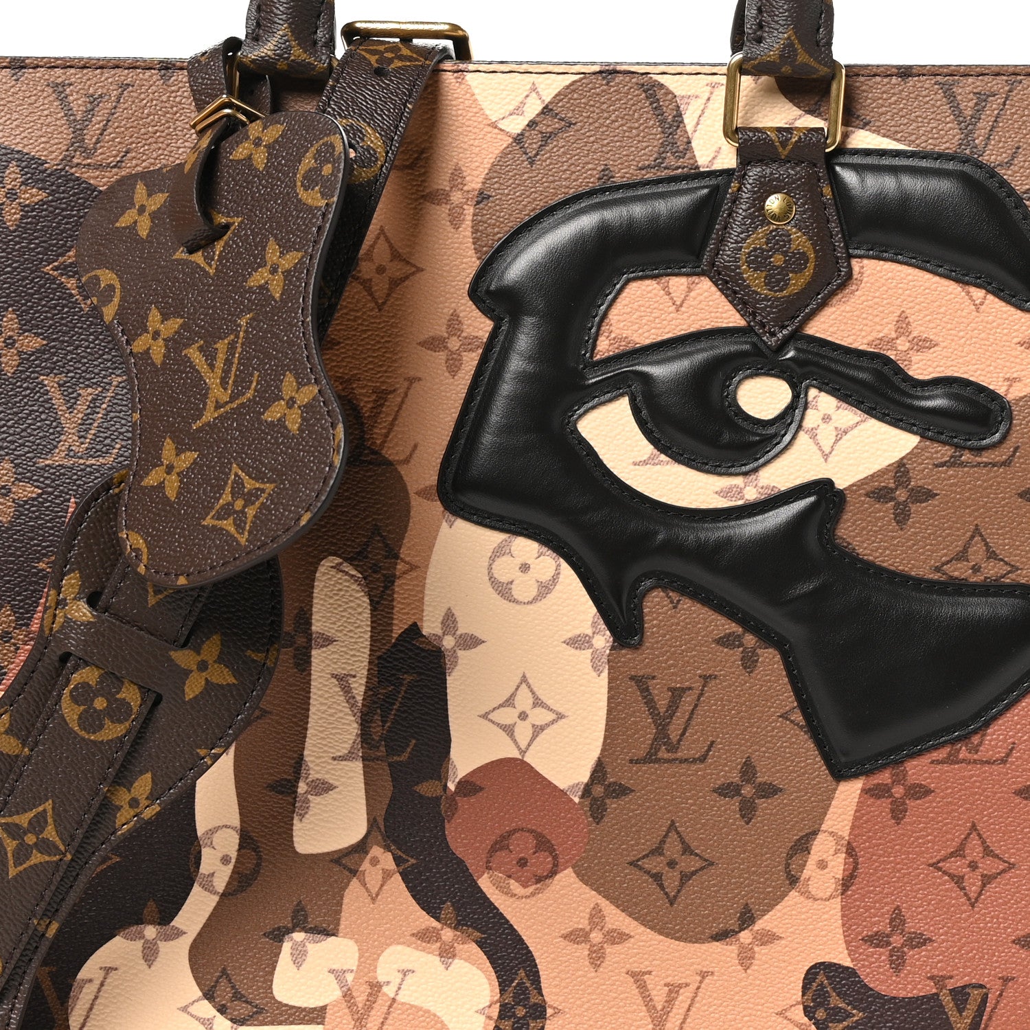Louis Vuitton Monogram Portrait Sac Plat Brown 7 of 10