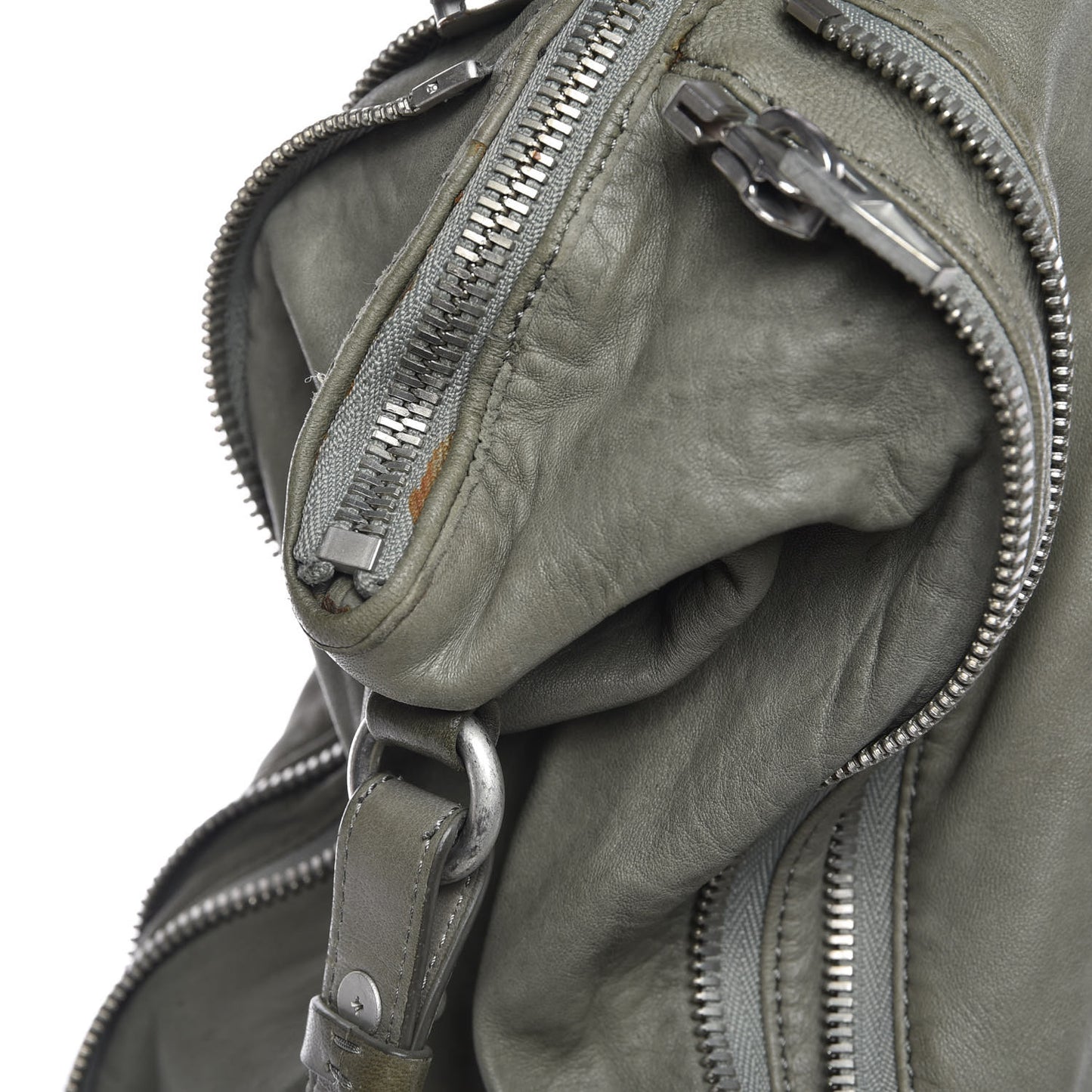 Lambskin Trudy Tote Green
