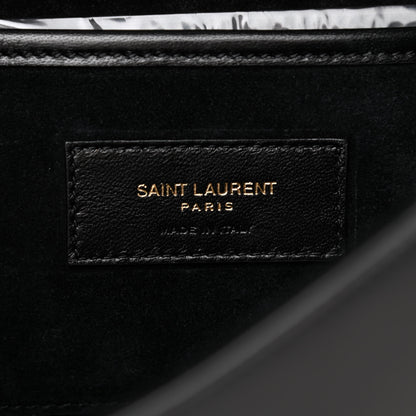 Saint Laurent Smooth Calfskin Medium Charlie Shoulder Bag Black 5 of 10
