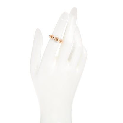 Hermes 18K Rose Gold PM Chaine D'Ancre Enchainee Ring 51 5.75 2 of 5