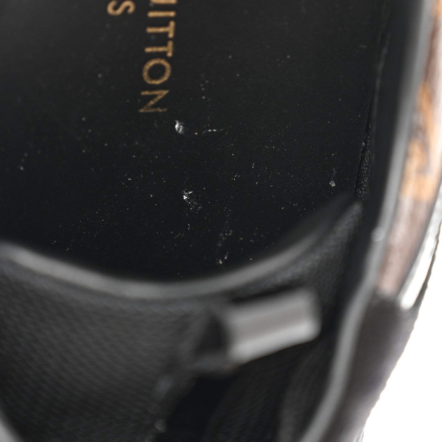 Louis Vuitton Suede Monogram Run Away Sneakers 36 Black 9 of 11