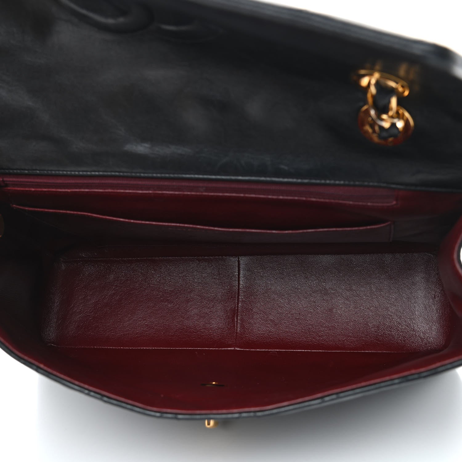 Chanel Lambskin Quilted XL Jumbo Single Flap Black 5 of 10
