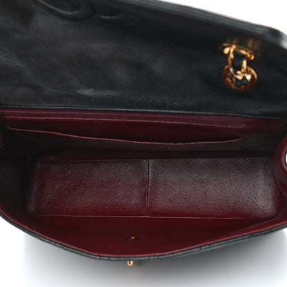 Chanel Lambskin Quilted XL Jumbo Single Flap Black 5 of 10