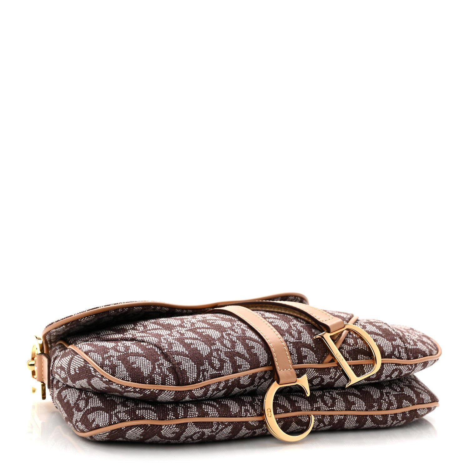 Christian Dior Monogram Double Saddle Bag Marron Clair 4 of 10