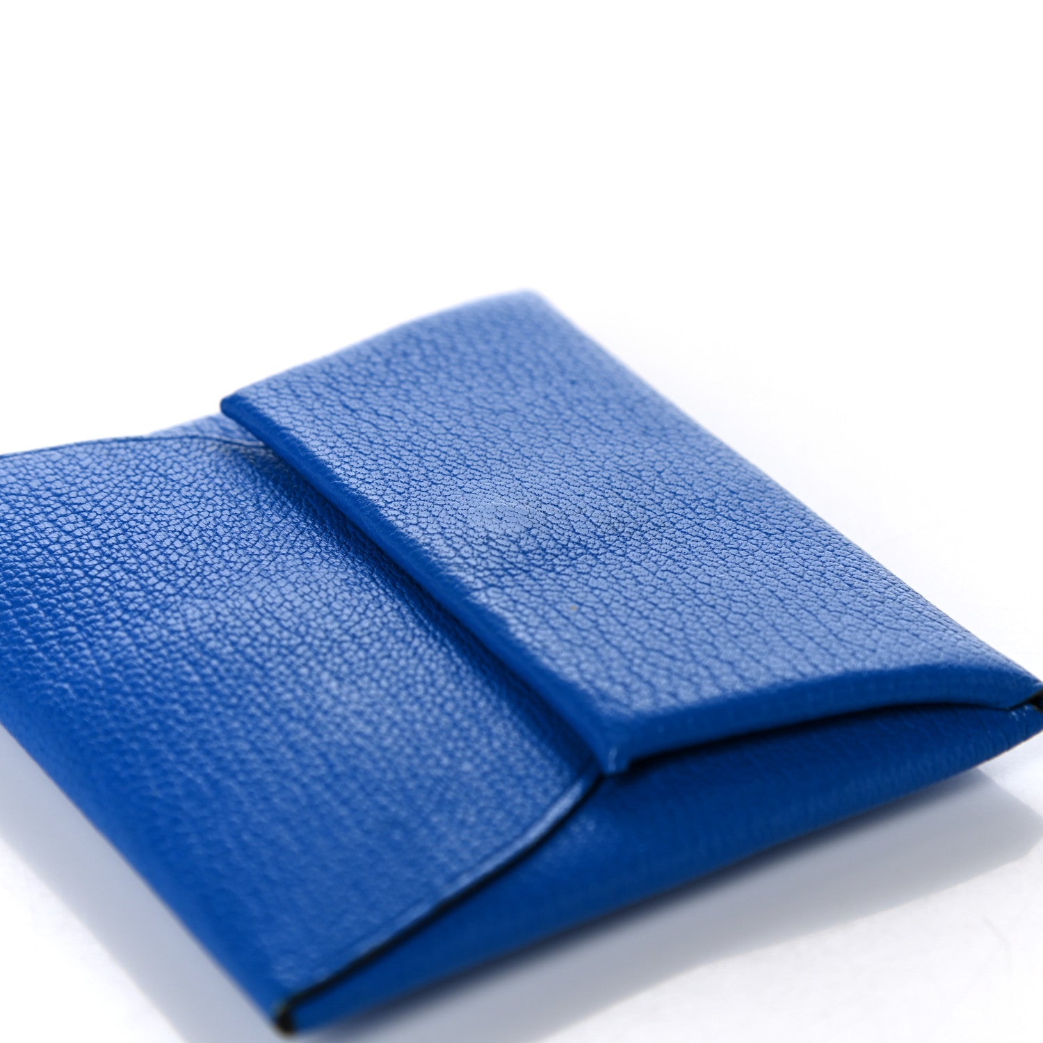 Hermes Chevre Mysore Bastia Coin Purse Bleu Electrique 10 of 12