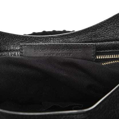 Balenciaga Chevre Gold Metallic Edge Hardware City Black 8 of 12