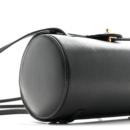 Chanel Shiny Caviar Preppy Coco Small Bowling Bag Black 9 of 11