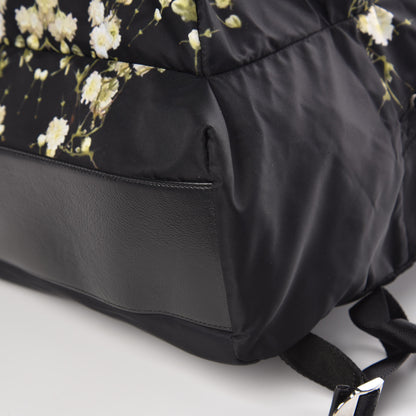 Givenchy Nylon Calfskin Baby's Breath Print Backpack Black 9 of 9