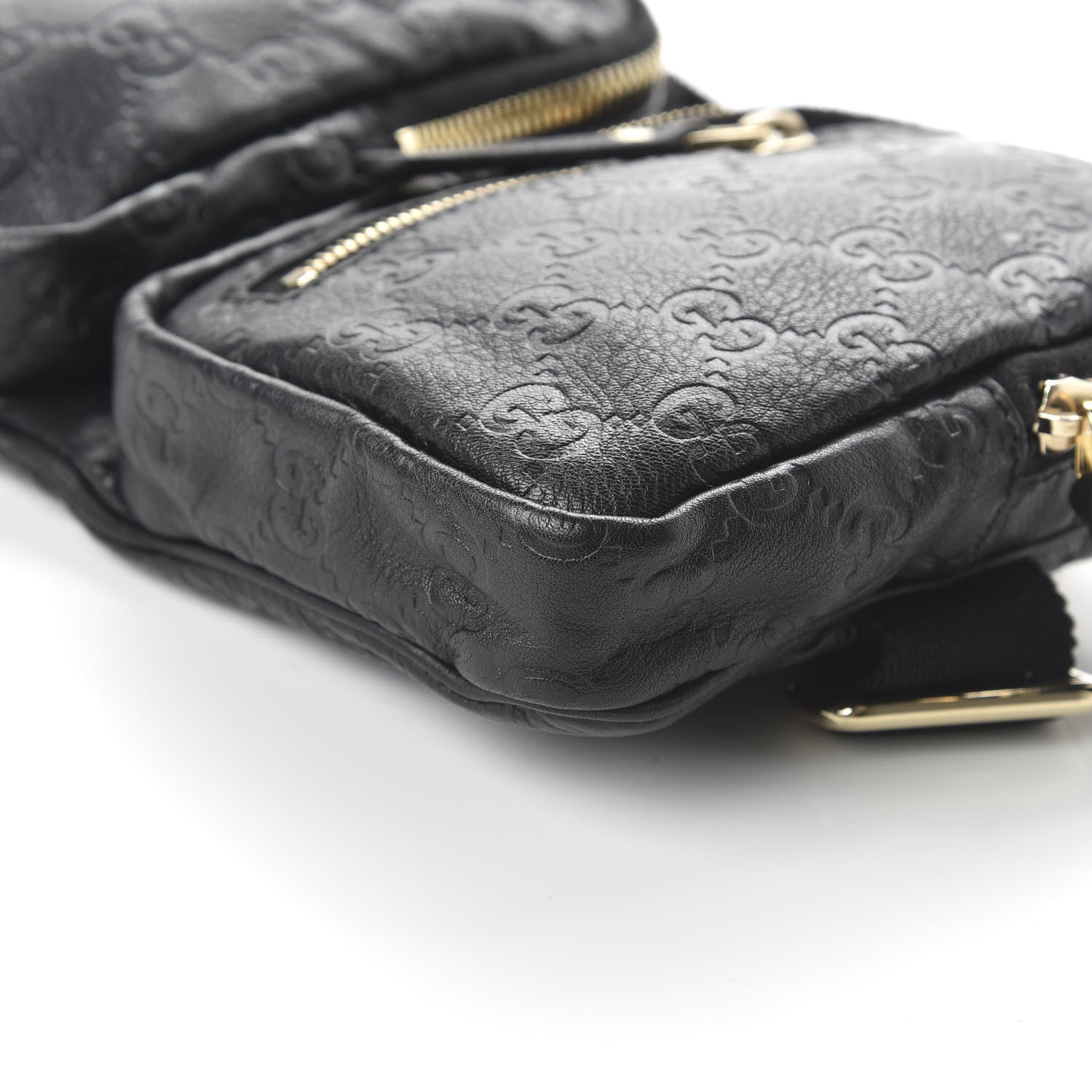 Gucci Guccissima Belt Bag Black 7 of 10