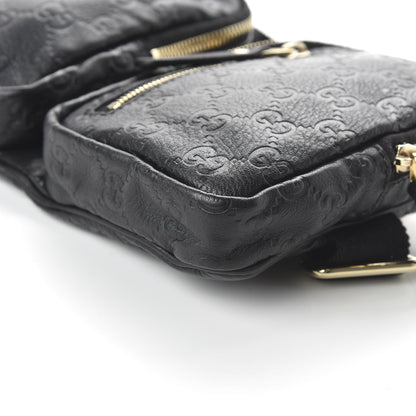 Gucci Guccissima Belt Bag Black 7 of 10
