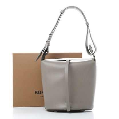 Burberry Supple Calfskin Small Bucket Taupe Brown 10 of 10