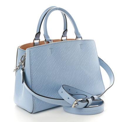Louis Vuitton Epi Marelle Tote BB Bleu Nuage 2 of 8