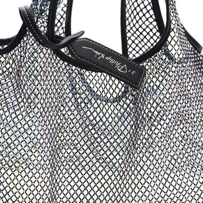 3.1 Phillip Lim PVC Crystal Mesh Market Tote Black 7 of 10