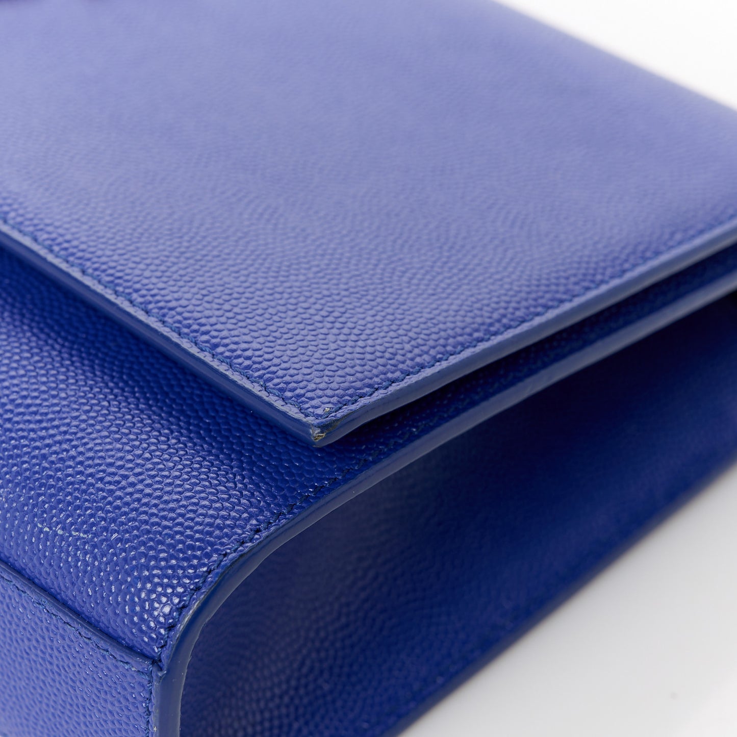 Grain De Poudre Medium Classic Monogram Kate Satchel Flash Blue