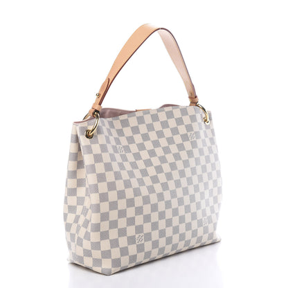 Louis Vuitton Damier Azur Graceful PM Rose Ballerine 2 of 9