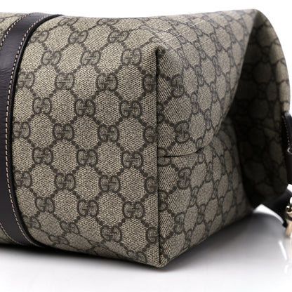 Gucci GG Plus Monogram Boston Carry On Duffle Bag Brown 9 of 13