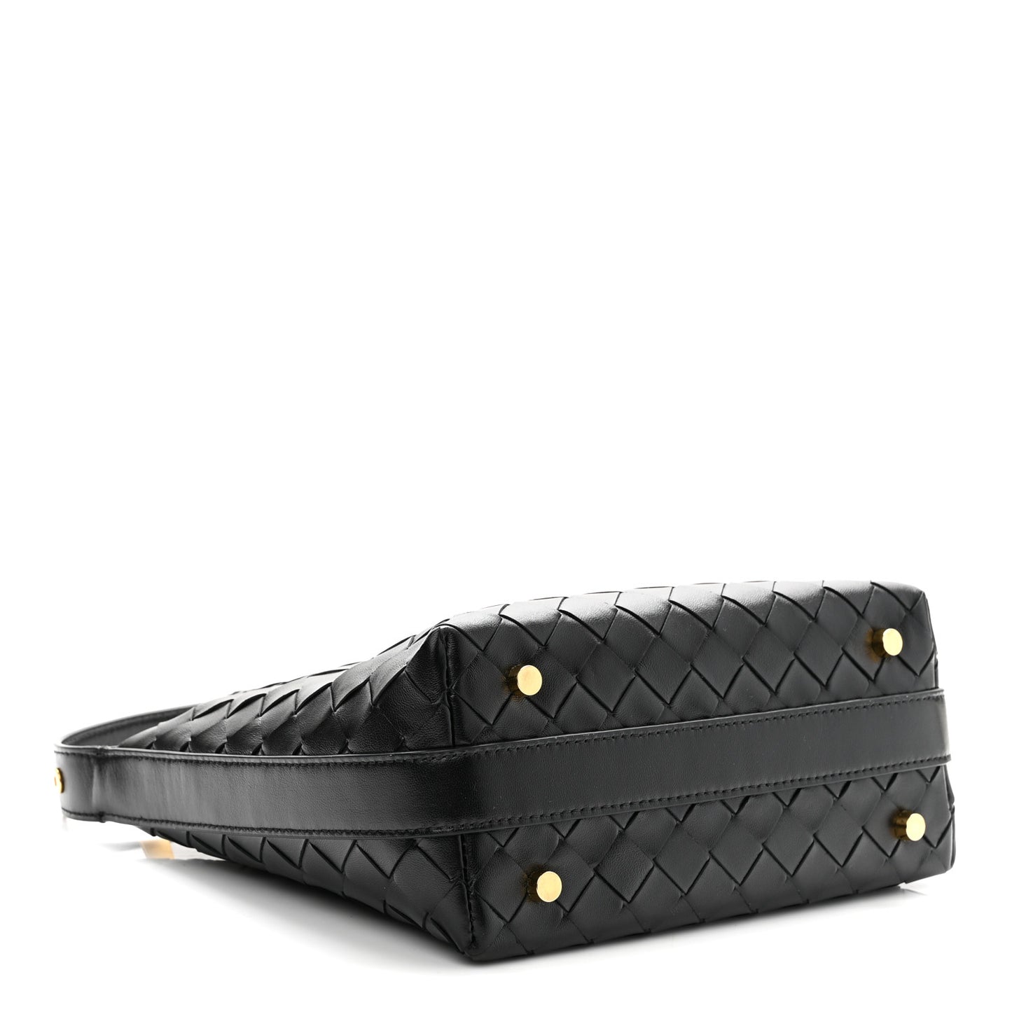 Calfskin Nappa Intrecciato Mini Wallace Black