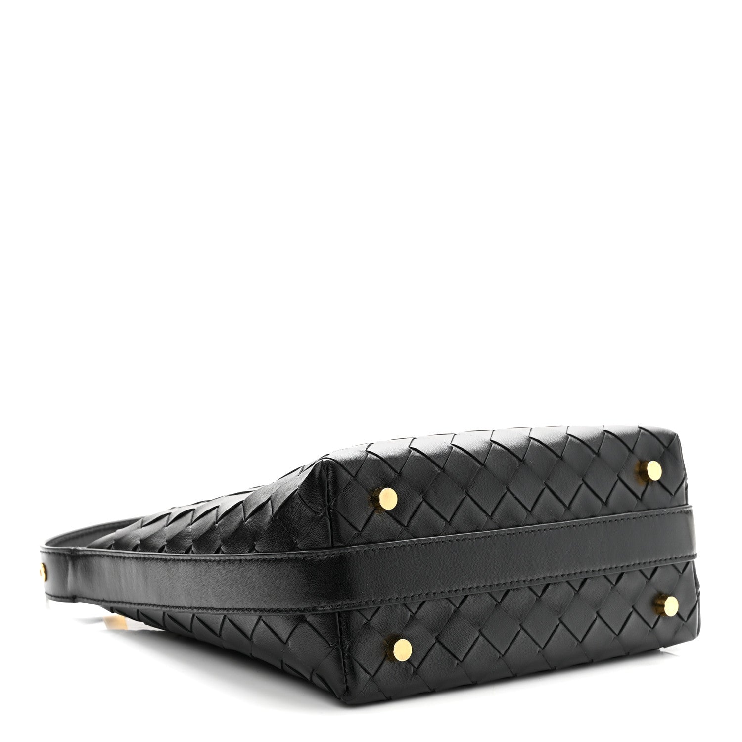 Bottega Veneta Calfskin Nappa Intrecciato Mini Wallace Black 4 of 10