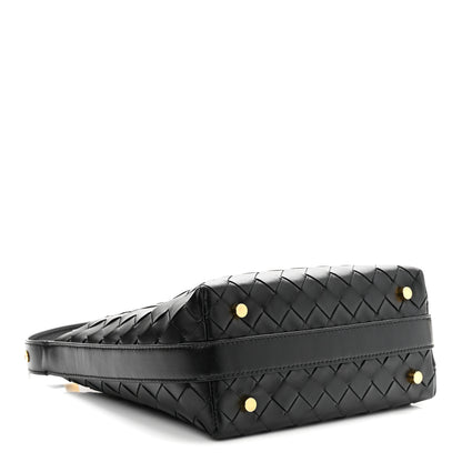 Bottega Veneta Calfskin Nappa Intrecciato Mini Wallace Black 4 of 10