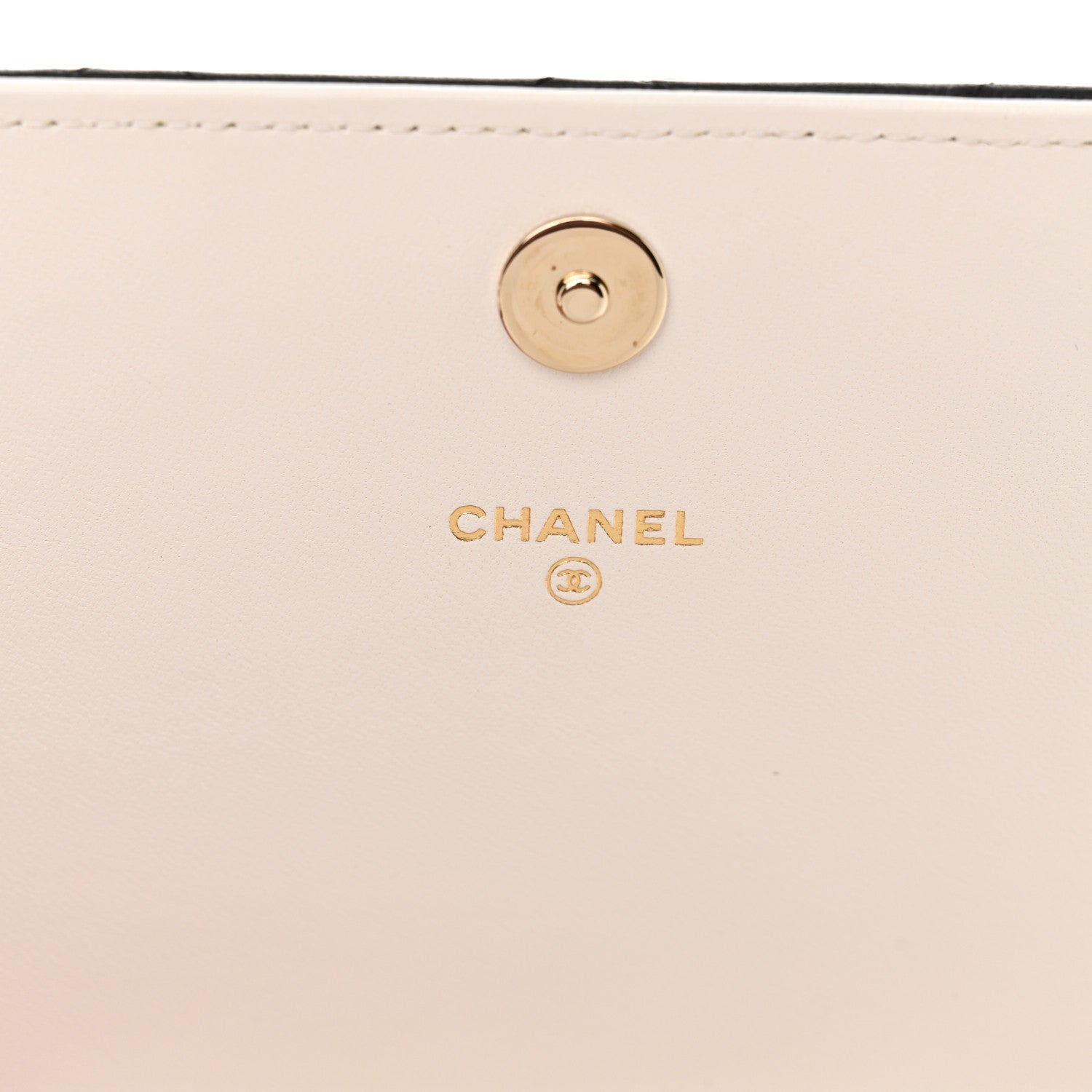 Chanel Lambskin Quilted Book Wallet On Chain WOC Black 6 of 12