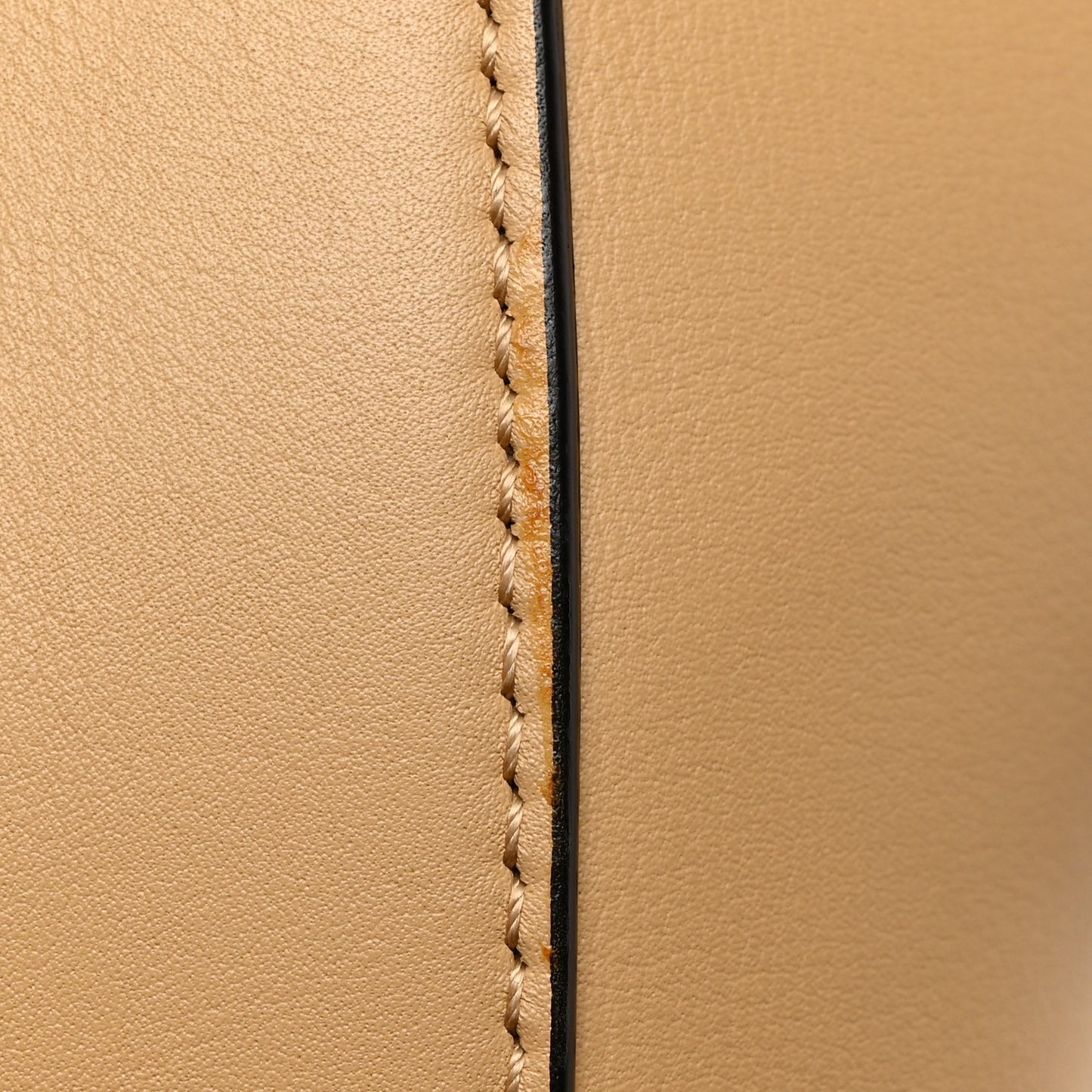 Calfskin Embroidered Logo Small Antigona Beige Camel