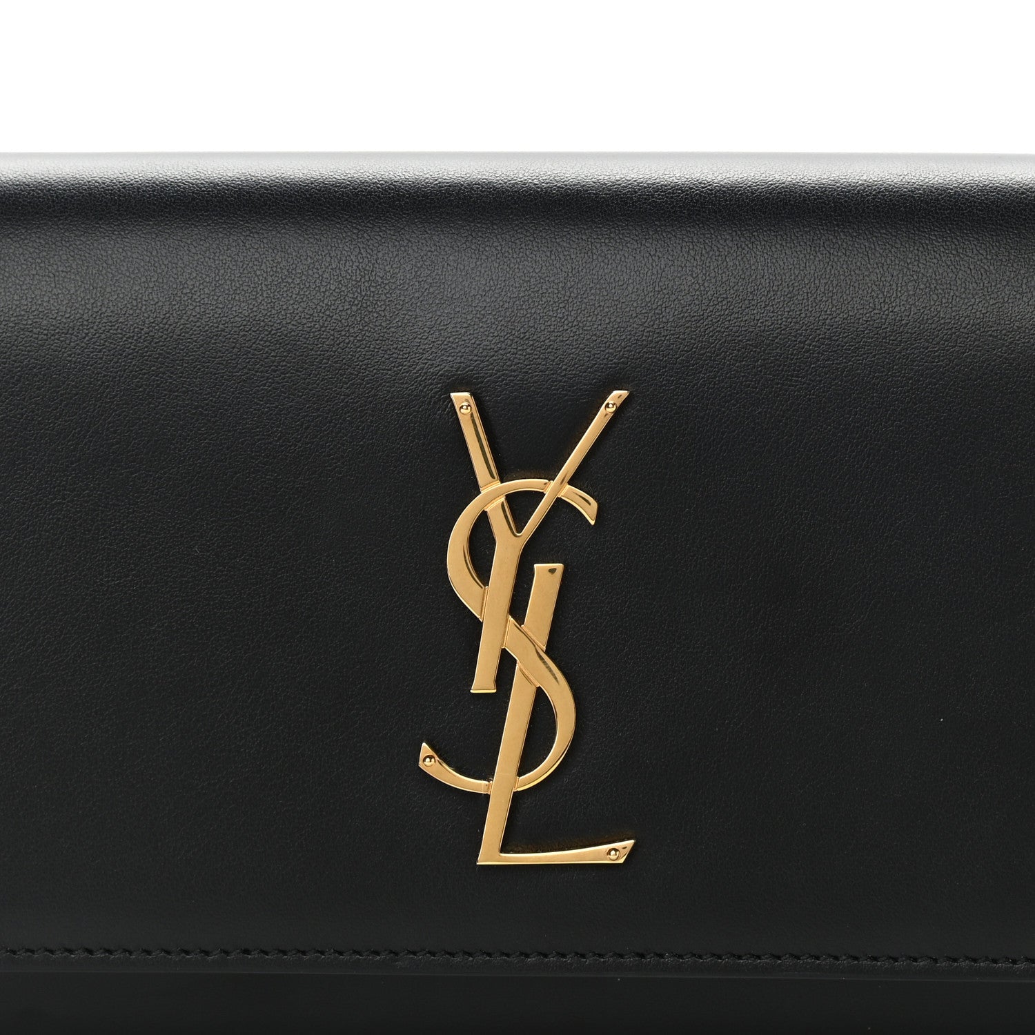 Saint Laurent Smooth Calfskin Monogram Kate Belt Bag Black 8 of 11