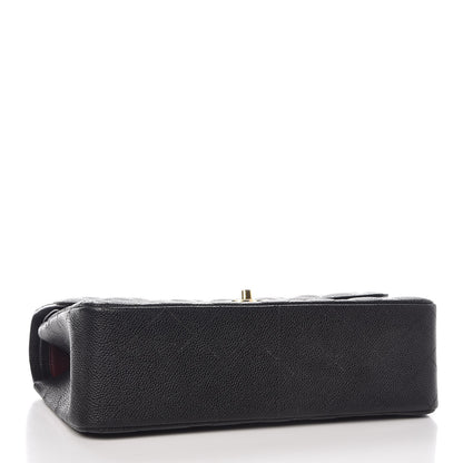 Chanel Caviar Quilted Jumbo Double Flap Black 5 of 11
