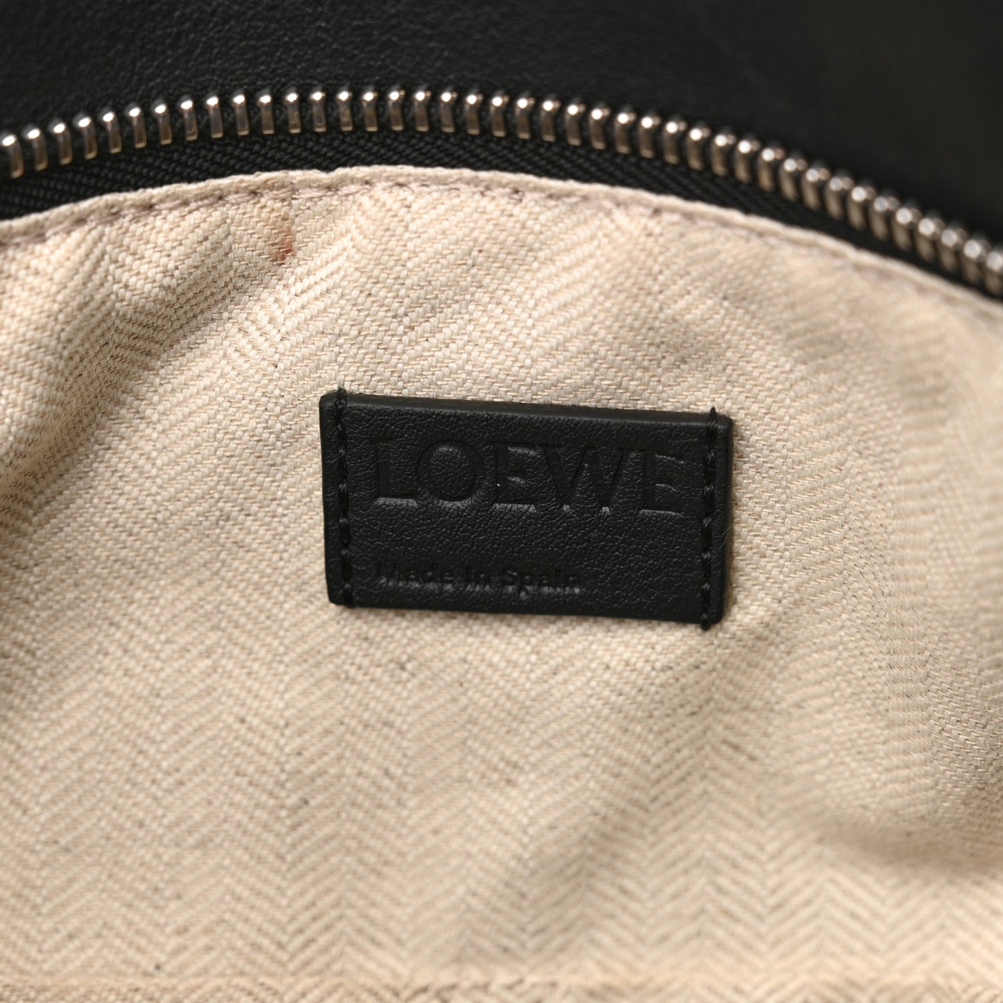 Calfskin Medium Puzzle Bag Black