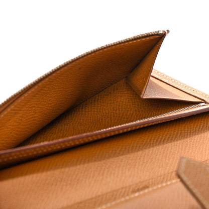 Hermes Epsom Bearn Gusset Wallet Gold 6 of 16