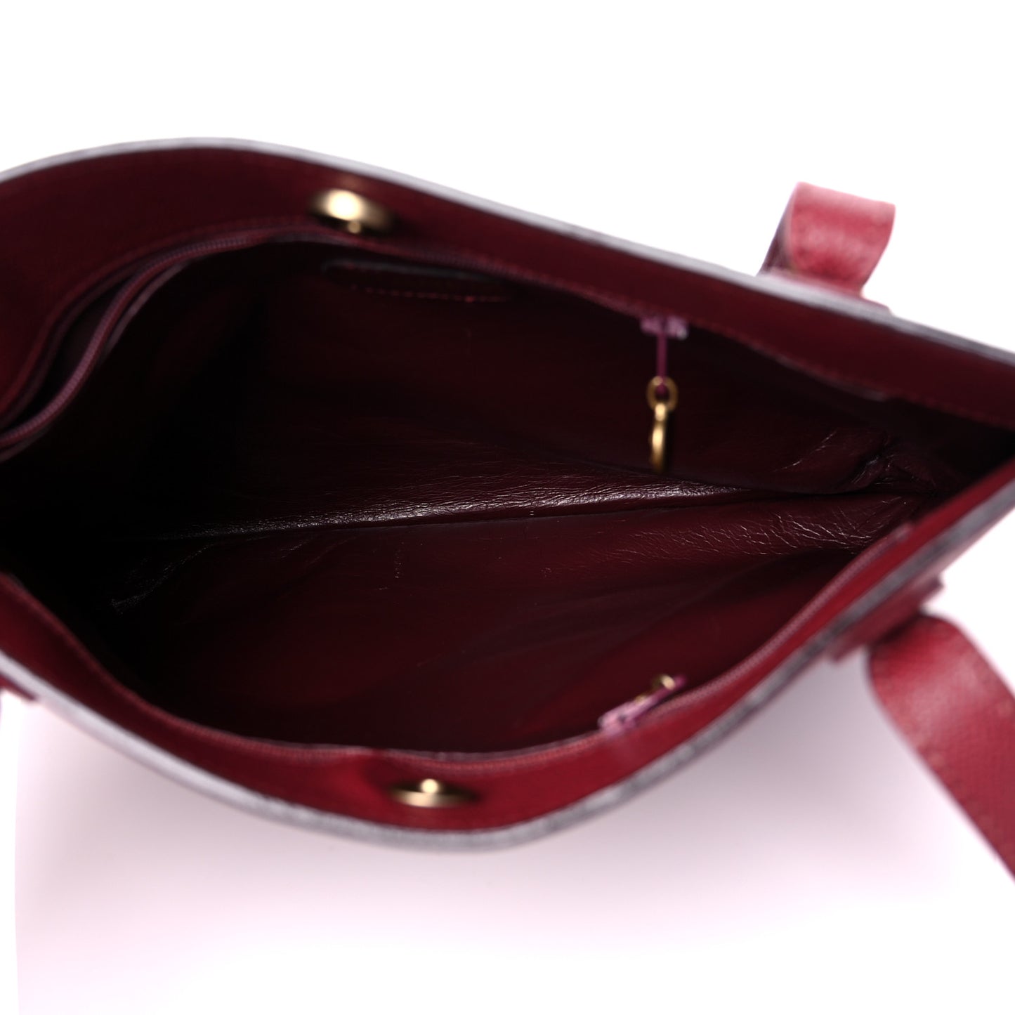 Caviar Shoulder Bag Burgundy