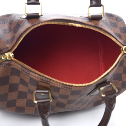 Louis Vuitton Damier Ebene Speedy Bandouliere 25 6 of 9