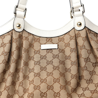 Gucci Monogram Shoulder Bag White 10 of 10