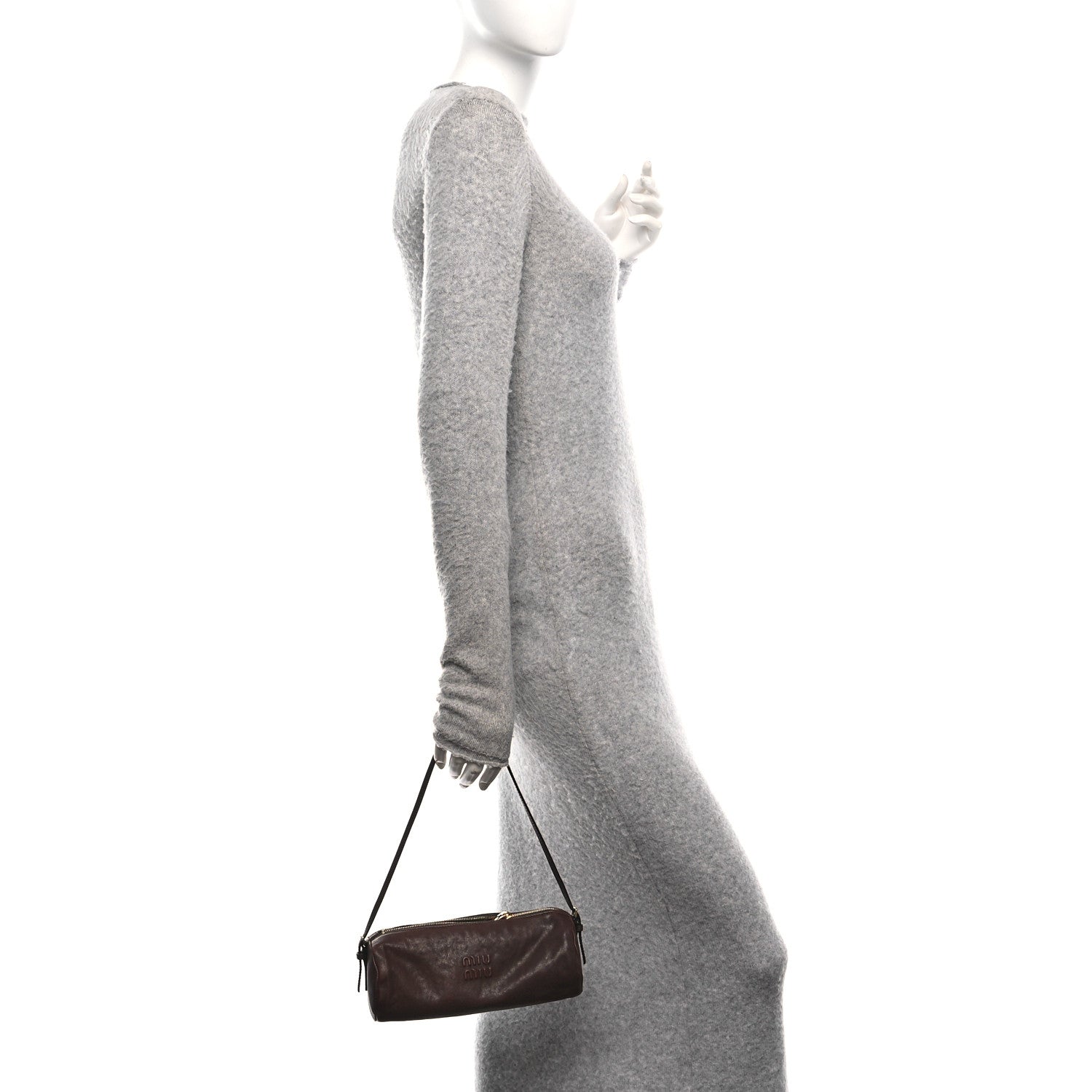 Miu Miu Nappa Aviator Mini Pouch Radica 2 of 9