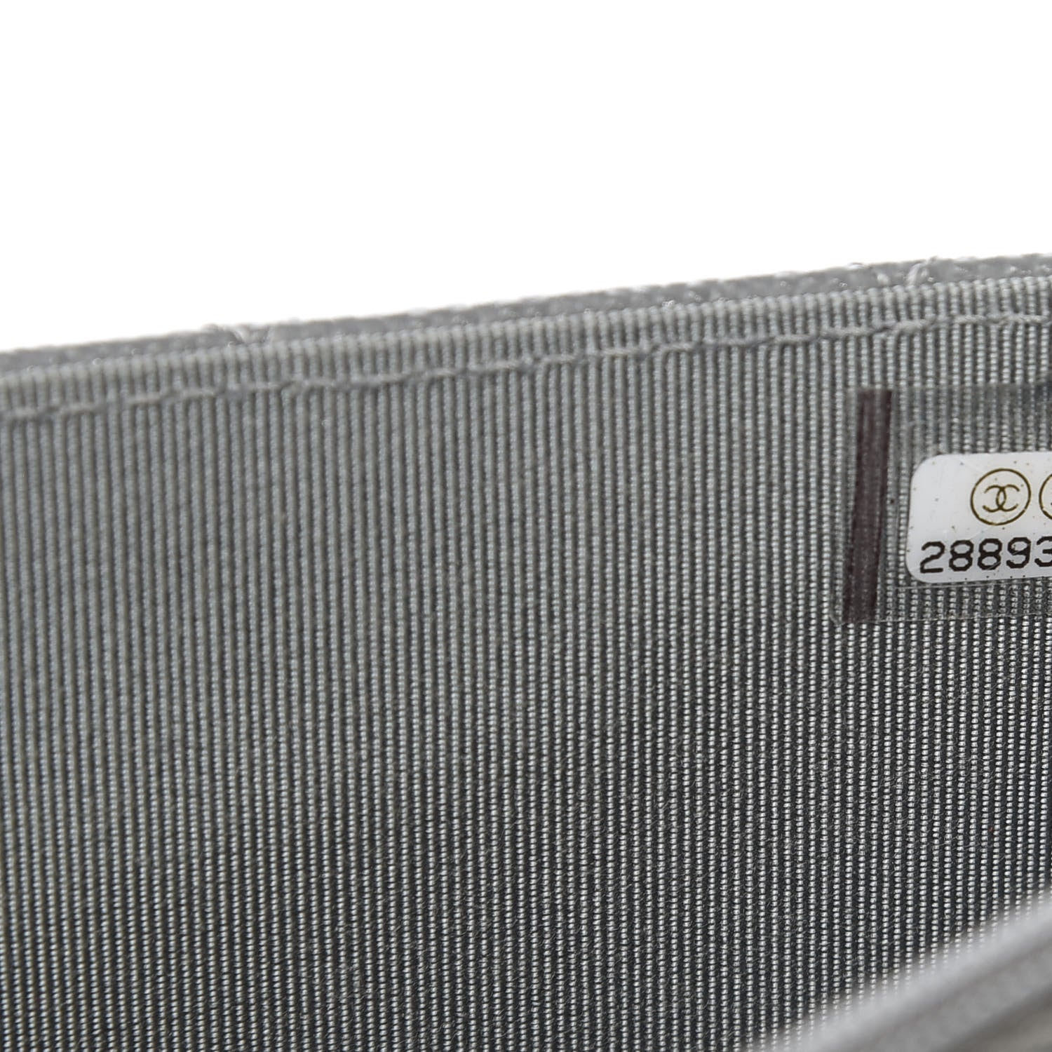 Chanel Caviar Quilted Square Wallet On Chain WOC Grey 8 of 12