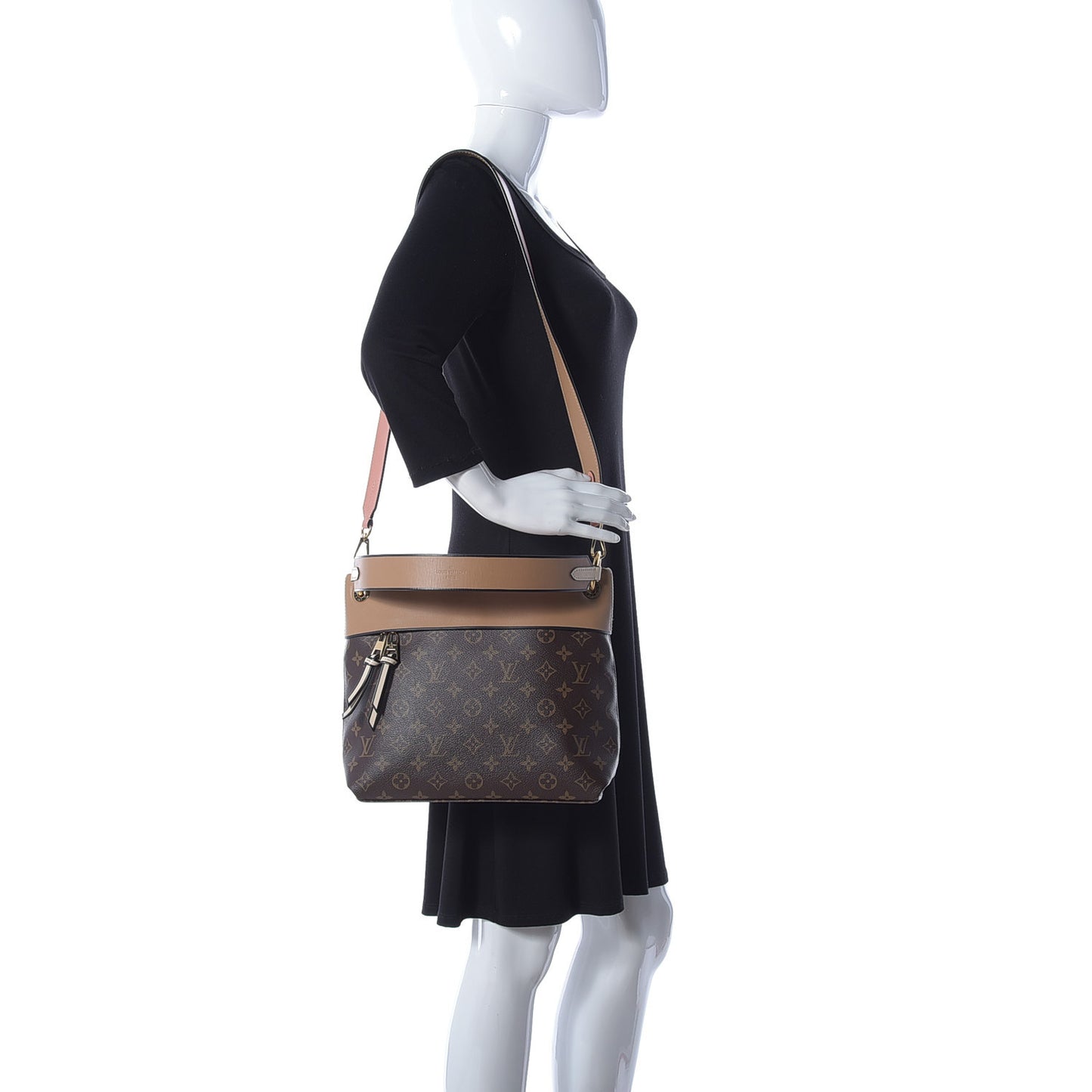 Monogram Tuileries Besace Sesame Peach Creme